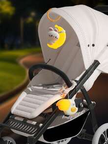 1pc Cute Night Light, Soothing Music Sleep Aid, Stroller Hanging Decor, Bedroom Sleep Lamp, Nursing Eye-Care Children's Night Light, Bedside Lamp