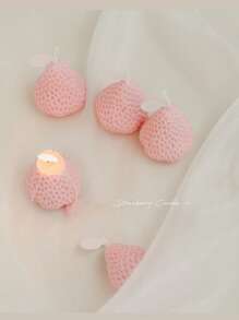 18/9/6/4 Pcs Strawberry Aromatherapy Candles, Perfect For Photography Props, Indoor Fragrance Decoration And Holiday Gifts Candles For Stress Relief, Relaxation, Bathing, Yoga And Holiday Gifts,Room Decor,Gifts Birthday Graduation,Best Gift For Girls Who Love Strawberries Gifts