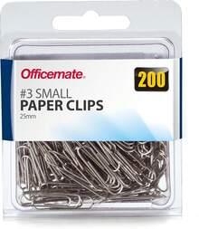 Small3 Size Paper Clips, Silver, 200 In Pack (97219) - 1 - 查看 1
