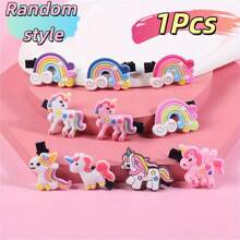 Cute Cartoon Unicorn Hairpins, Rainbow Hairpins Suitable For Daily Shopping, Sweet Cartoon Duckbill Clips, Side Bangs Hairpins, Birthday Gifts, Holiday Gifts, Party Costume Hair Accessories, And Can Also Be Used As Exquisite Small Gifts For Girlfriends And Besties