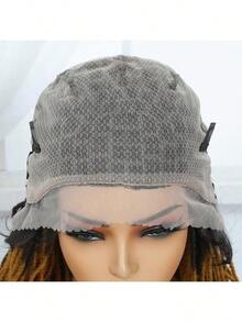 Full Lace Dreadlock Wig With Baby Hair Pre Plucked Knotless Square Part Faux Locs Wig Braided Wigs For African American Women Full Double Lace Wig Dreadlocks Crochet Hair For Women - 1B/27# - Xem 8