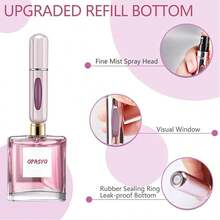 5 Pcs Small Perfume Spray Bottle Of 5 MlPortable, Mini Refillable Perfume Atomizer Bottle, Travel Size Refillable Perfume Refill Bottle - Perfume Atomizer Refillables - Multicolor - View 2