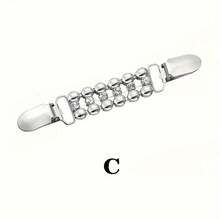 1 Stück Pulloverclip, vintage Strickjacken Kragen Clip, formeller Hemd Brosche Clip, Taille Rücken Clip, Strass Perlen Clip, Geschenk für Frauen (Perlen & Strass Styles)