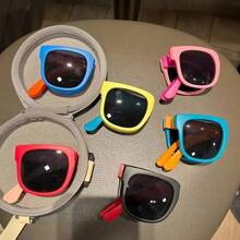 Occhiali da sole pieghevoli di moda e colorati - protezione UV, occhiali da sole estivi alla moda per uomo e donna, colori misti audaci (blu, giallo, rosa, rosso, arancione, grigio), perfetti per feste, compleanni e accessori da viaggio, occhiali casual | Occhiali di moda | Lenti
