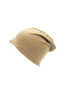 1 件纯色休闲涤纶无檐便帽男女通用宽松化疗帽双层四季帽男女皆宜