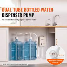 Water Pump System For 5 Gallon Bottles, Automatic Electric Dispenser, Single Inlet, Suitable For Coffee/Tea Appliances, Fridges, Ice Machines - US A Type Plug(110-127V) - View 2