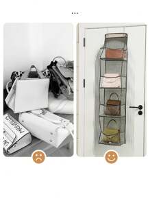 1 Stück 6-lagiger über die Tür hängender Aufbewahrungsbeutel für das Babyzimmer zum Aufbewahren von Windeln, Spielsachen, Zubehör, Baby-Shower Heimdekoration Geschenk