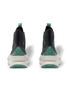 Converse Run Star Legacy CX 厚底混合材质经典帆布运动鞋时尚帆布鞋校园简约女士高帮鞋 A06496C - 黑色/海軍榆木/化石 - 查看 4