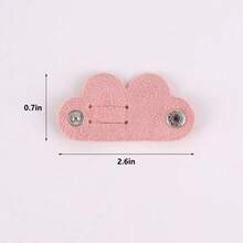 5 Pcs Heart Cord Organizer Earbud Holder Earphones Headphones Cable Winder Earbud Organizer, PU Leather Cable Organizer Gifts For Men Women Lover, Matcha Green/Pink/White