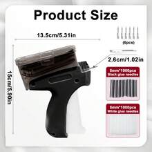 1pc Clothing Fixer Micro Stitch Gun Fine Stitch Tagging Gun For Clothing Mini Stitch Gun Sewing Quilting Hemming Quick Stitch Gun,Upgraded Version With Storage Box - Multicolor - View 10