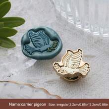 1 Pc, Various Animal Series, Removable Wax Seal Heads, Deer/Cat/Dog/Squirrel/Hedgehog And Other Animals, Suitable For Envelope Letter Paper, Wedding Invitations, Parties, Wine Packaging, DIY Craft Seal Decoration, Gift Decoration, Graduation Parties, Anniversaries, Various Festive Gifts,Back To School,School Supplies