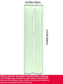 1 pièce Rideau en mousseline romantique pour mariage, décoration de fête de mariage en extérieur, rideau pour arche de mariage et chaise, convient pour la cérémonie de mariage, la douche nuptiale et la décoration de fête à thème - vert clair - Voir 14