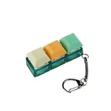 4Keys Button Keycap Fidget Keychain Finger Keyboard Caps DIY Keyboard Clicker For Adult To Relief Stress Pass The Time - Multicolor - View 7