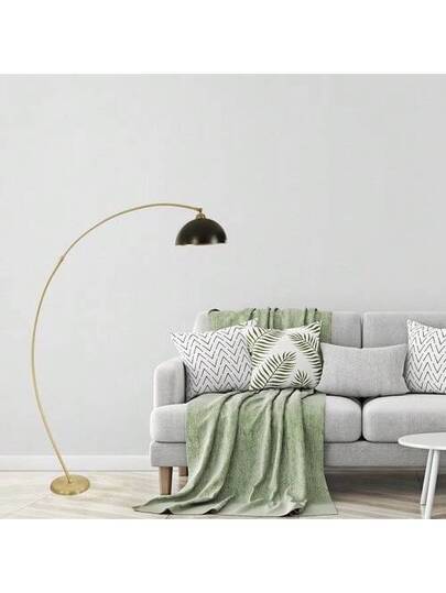 Well Home Vloer Lamp Zwart Metal, Goud Malaui Collection, 30x30x185, E27 Socket, Max. 60W. Free Shipping 24/7. view 4