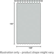 2025Hot-BONZER Waterproof Outdoor Curtains Patio, Premium Thick Privacy Weatherproof Grommet Outside Curtains Porch, Pergola, Cabana, 1 Panel, 54W X 84L Inch, - 麥加橙 - 查看 8