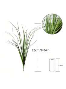8/16PCS Artificial Plants,Artificial Shrubs Wheat Grass Greenery,Artificial Greenery Stems Fake Outdoor Plants For Home Decor,Fake Tall Grass Artificial Grass Plant For Outdoor Indoor Decor