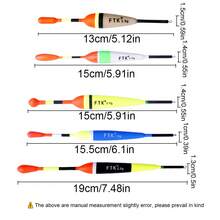 FTK 5 Set Fishing Float Set Durable High Sensitivity Saltwater Freshwater