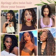 16inch Elastic Dreadlock Wig Curly Hair (Single) - Khaki - View 5