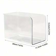 3pcs Transparent Desktop File Organizer - Multi-Purpose Bookshelf & Stationery Storage Box With Non-Slip Base, Clear Acrylic Document Holder - For Office Desk, Home Study, School Supplies Organization - Modular Paper Tray - Workspace Declutter Tool - Book Display Stand - Office Essentials - Minimalist Desk Organizer,Back To School