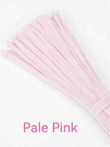 200个粉色管道清洁器，创意扭纹杆，浅粉色，淡粉色，深粉色，粉玉色，混色扭纹杆，雪尼尔杆，加厚DIY雪尼尔管道清洁器，手工扭纹棒，趣味手工工艺品和装饰品 - 粉色 - 查看 16