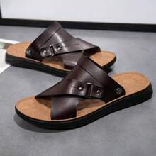 SHIDERTION SHIDERTION Unisex Summer New Korean Fashion Beach Sandals, Plus Size Casual Breathable Slippers