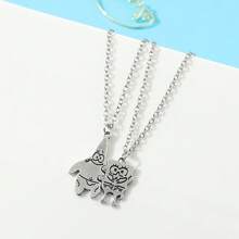 bandai Anime SquarePants Patrick Star Pendant Necklace For Boy Girl Couple Accessories Ins Cartoon Friendship Gift