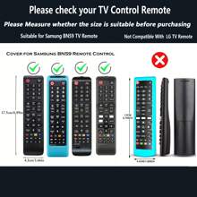 Étui en silicone compatible avec la télécommande TV, s'adapte aux modèles BN59-01199F, BN59-01301A, BN59-01315A, fluorescent, léger, antichoc et antidérapant, compatible avec la télécommande Smart TV, plusieurs couleurs disponibles
