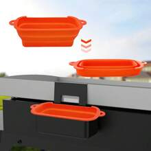 Fettfangeinsätze für Blackstone 36 28 22 17 Zoll Grillplatten, wiederverwendbare Fettfangbecher-Einsätze, Fett-Auffangschale, dauerhafte Tropfschalen Blackstone Grillplatten Zubehör
