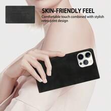 Apple Luxury Wallet Skin-Friendly Material Case With [RFID Blocking] Card Slot Stand Strong Magnetic Leather Flip Fold Protective Phone Case Compatible With Iphone Compatible With Samsung Galaxy Compatible With Xiaomi Redmi Business Shockproof Anti-Fall Mobile Phone Cover Shell