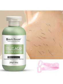 Beauty Rouser 200g大容量去角质组合套装 - 身体磨砂膏+沐浴巾，深层清洁，温和去角质，滋养保湿，丝滑肌肤，持久清新，薰衣草提取物，适合所有肤质 - 薄荷綠 - 查看 8