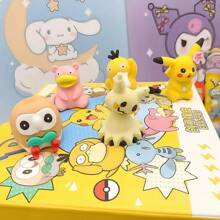 pokemon New Pokemon Blind Bag Eraser Lottery Creative Cartoon Ins Highly Attractive Level Rubber Toy Prizes, School Supplies,Back To School