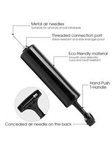 جهاز نفخ محمول صغير، بالونات، حلقات السباحة، كرة السلة، كرة الطائرة، كرة القدم (أسود)، ضروريات الشاطئ، اكسسوارات الشاطئ، طفو حمام السباحة