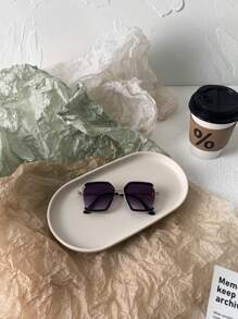 1 par de gafas ultraligeras para niños, cómodas de usar para niños y niñas, adecuadas para fotografía, uso casual, fiestas, ciclismo, viajes, deportes, con montura cuadrada personalizada, diseño de cejas, con estilo a la moda