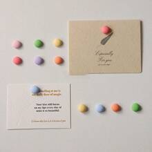 Creative Personality Refrigerator Magnet Blackboard Photo Fixed Message Magnetic Stickers Magnetic Buckle Cute Decorative Magnetic Stickers - 彩色 - 查看 2