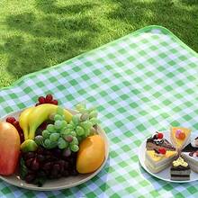 1件装超大户外野餐垫，露营毯，便携式旅行毯，适合室内外家庭活动、烧烤、公园、草坪等，多种尺寸可选