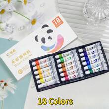 24 Colors Mixed Color Water Colour Paint, Colorful Multi-Purpose Paint For Painting, 12/18/24colours Art Professional Pigment Set.Each 5ml/0.18oz-Perfect For Artists, Students, Crafts, Diy Wall & Clothes Painting!, Back To School, School Supplies