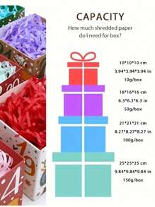 1 قطعة ، 20 جرام ، 30 جرام ، 50 جرام ، 100 جرام من حشو تعبئة الهدايا من ورق التجعيد، مناسب لديكور حفلات الزفاف وعيد الحب وهالوين وعيد الأب وعيد الأم، حماية هدايا هشة بورق الرافية المطوي