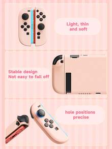 1 Pair Of Handle Protective Case Compatible With Nintendo 2025 Switch 2 Joy-Con Controllers, Compatible With Nintendo Switch OLED/NS Left And Right Handle Controller Protective Cover, The Shell Effectively Prevents The Handle From Scratching, Is Non-Slip And Sweat-Resistant, And Does Not Fall Off. It Is The Best Gift For Students, School Season, Summer, And Valentine's Day Compatible With Switch Players - Multicolor - View 3