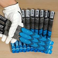 13PCS Golf Grip PLUS 4 Men's Rubber Golf Grips Cotton Yarn Golf Club Grips Iron And Wood Standard Grip Universal - Blue - View 2