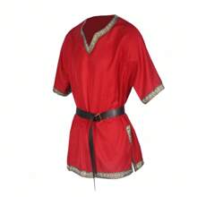 Nuevo estilo europeo y americano Wish Vestido con cuello en V y mangas cortas de estilo medieval para cosplay, disfraz de Halloween