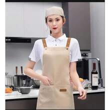 AUXOM Belifou Avental Impermeável barista De Cozinha À Prova Dwaterproof Água chef Restaurante Garçom Trabalho - Multicolorido - Visão 6