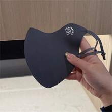 1pc The Brand-New Ice Silk Mask For Summer, A Thin And Three-Dimensional Sun Protection Face Mask With Ultraviolet Breathability And Sun Protection, Is Cute For Women