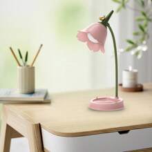 LED Tischlampe kabellos, einstellbarer Schwanenhals, dimmbar, Touch-Bedienung, wiederaufladbar, augenpflegend, Nachtlicht, Mini, süß, für Studentenwohnheim, Schlafzimmer, Lesen