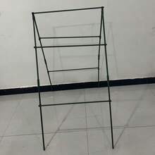 27pcs/Set 0.43" X 23.6" Steel Plant Climbing Trellis Garden Support Poles, Corrosion-Resistant, Easy To Insert For Climbing Plants, Vines, Fruits And Vegetables