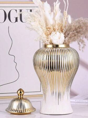 Luxury Handcrafted Royal Household Porcelain Vase, Opal Glow Art Decor Masterpiece For Home Decor & Gifts Rama