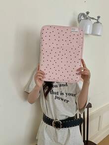 Korean-Style Laptop Bag, Multi-Functional Shock-Absorbing Laptop Bag, Compatible With 10/11/12.9-Inch IPad And 13-Inch Laptops - Pink - View 9