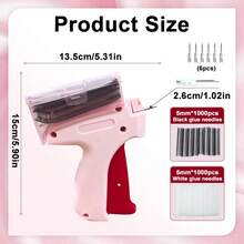 1pc Clothing Fixer Micro Stitch Gun Fine Stitch Tagging Gun For Clothing Mini Stitch Gun Sewing Quilting Hemming Quick Stitch Gun,Upgraded Version With Storage Box - Multicolor - View 13
