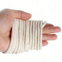 5m/8m Braided Core Candle Wick - High-Quality Wick For Oil Or Kerosene Lamps Supplies - Perfect For DIY Candle Making And Crafting Projects