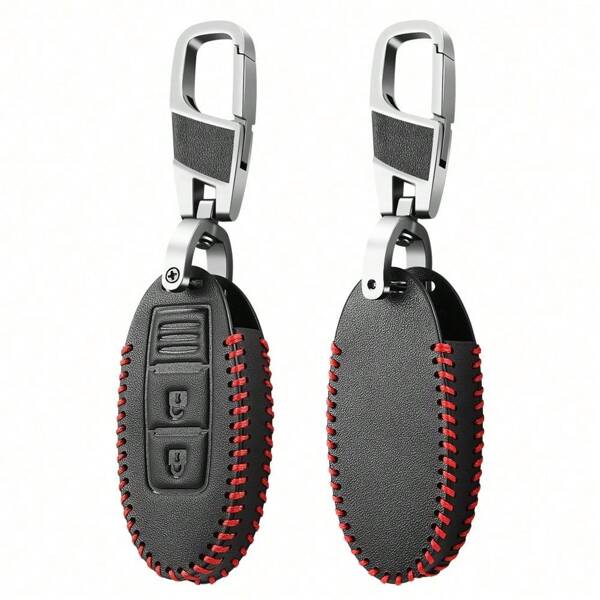 Leather Car Key Cover For Nissan Qashqai X-Trail T32 T31 Juke J10 J11 Kicks Tiida Pathfinder Note Micra K12 Navara Primera Almera Sunny