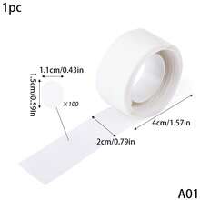 5 Rollen transparentes, ablösbares Ballonklebeband, Klebepunkte, DIY Basteln, Plastikballonkleber, moderner minimalistischer Klebepunkt für Hochzeit, Geburtstag, Partydekoration - Verschiedenfarbig - Übersicht 3